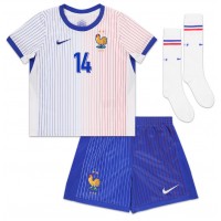 Maglia Calcio Francia Adrien Rabiot #14 Seconda Divisa Bambino Europei 2024 Manica Corta (+ pantaloncini)